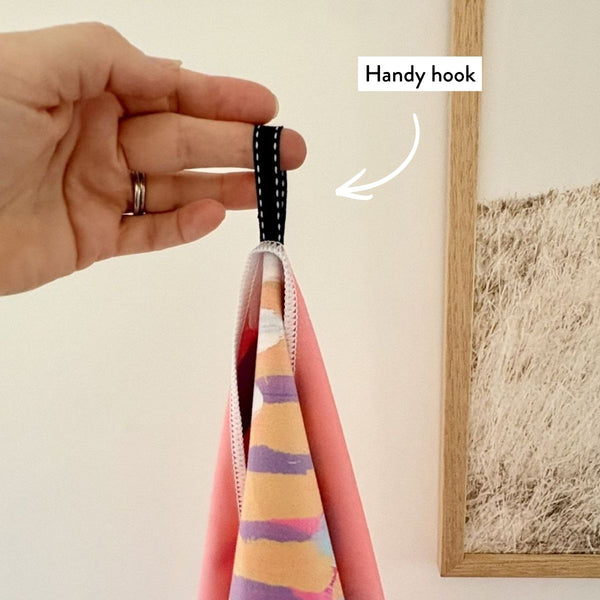 Raspberry Gelato Quick Dry Small Microfibre Towel - Towel - Ruby Olive