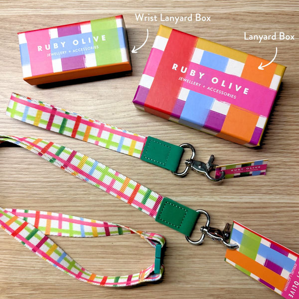 Ready or Not Striped Wrist Lanyard - Lanyards - Ruby Olive