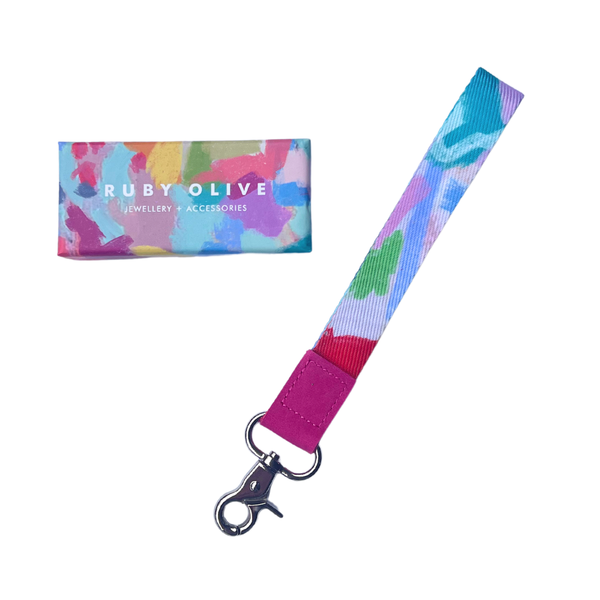 RO x Deb McNaughton Frazzled Wrist Lanyard - Lanyards - Ruby Olive