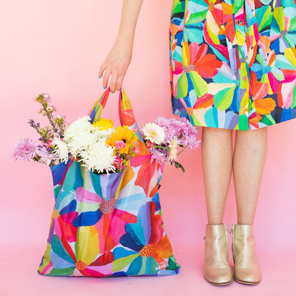 RO x Lordy Dordie Petal Party Reusable Shopping Bag - Bag - Ruby Olive