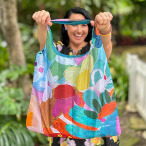 RO x Steph Chapman Edible Blooms Reusable Shopping Bag - Bag - Ruby Olive