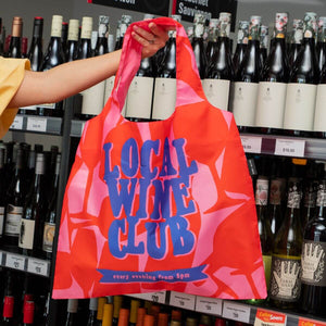 Wine Lovers Club Reusable Shopping Bag - Bag - Ruby Olive