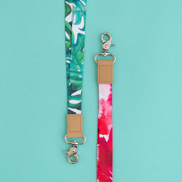 RO2086LYC-MONSTERA-GREEN-BEACH-ROSE-LANYARD-WATERCOLOUR-TOGETHER.jpg